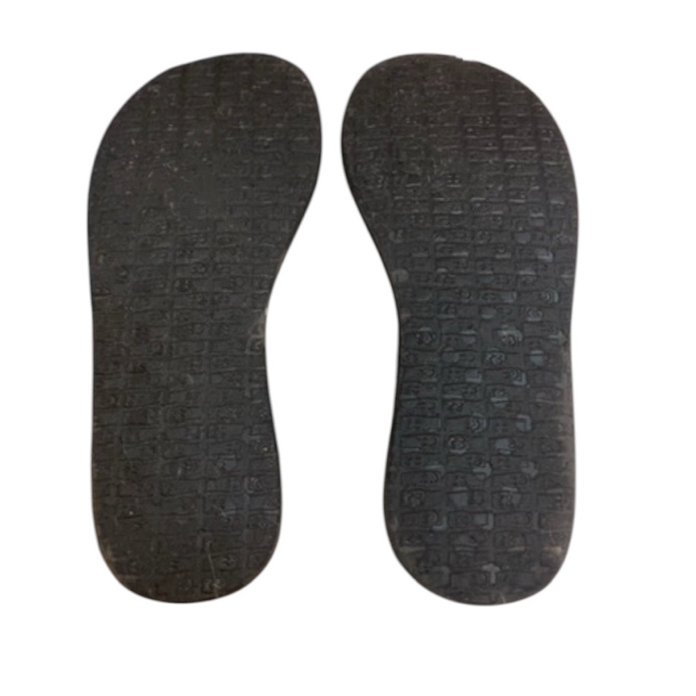 Sanuk Gray Yoga Sling 2 Yoga Mat Thong Slingback Sandals Flip-Flops Comfort Sz 8 - Picture 10 of 12